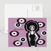 Naturhaar Postkarte (Vorne/Hinten)