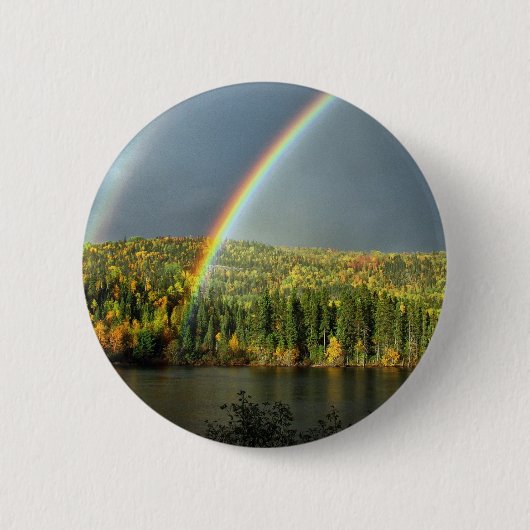 Naturhimmel-Wasserbäume des irischen Glücks des Button (Vorderseite)