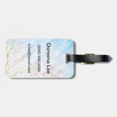 Naturhintergrund Gepäckanhänger (Rückseite horizontal)