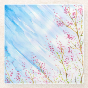 Naturhintergrund Glasuntersetzer