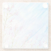 Naturhintergrund Glasuntersetzer (Rückseite)