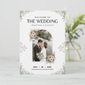 Naturhochzeit Einladung (Stehend Vorderseite)