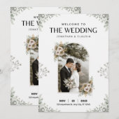 Naturhochzeit Einladung (Vorne/Hinten)