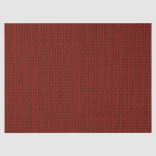 Naturholz-Dunkelroter Burlap-Sack-Tuch Seidenpapier