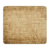 Naturholz-Pappe Braune Texturen Schneidebrett (Vorderseite)