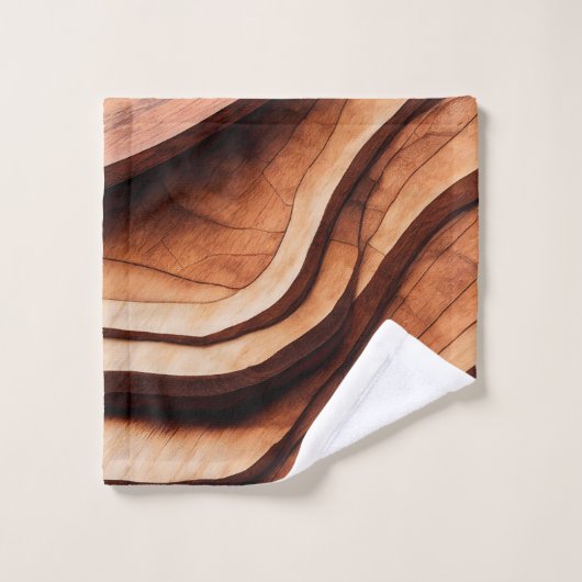 Naturholzkornkunde 6 badhandtuch set (Waschlappen)