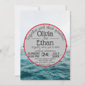 Naturinsel Hochzeit Einladung (Vorderseite)