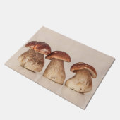 Naturinspirierte Pilz- Willkommensmatte Fußmatte (Schrägansicht)