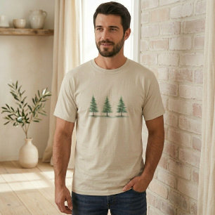 Naturinspiriertes T-Shirt-Geschenk – Cozy Folk Äst T-Shirt