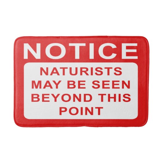 Naturist Badematte (Vorderseite)