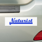 Naturist bumpersticker autoaufkleber (Auf Auto)