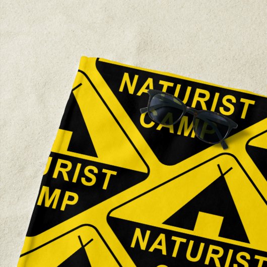 Naturist Camp Strandtuch (Beispiel)