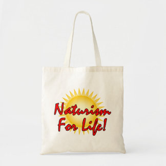 Naturist/Nudist, Naturismus für das Leben Tragetasche