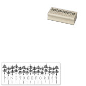 Naturkiefernwald Gummistempel (Stempel)