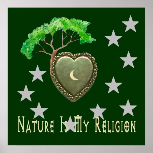 Naturkirche Poster (Vorne)
