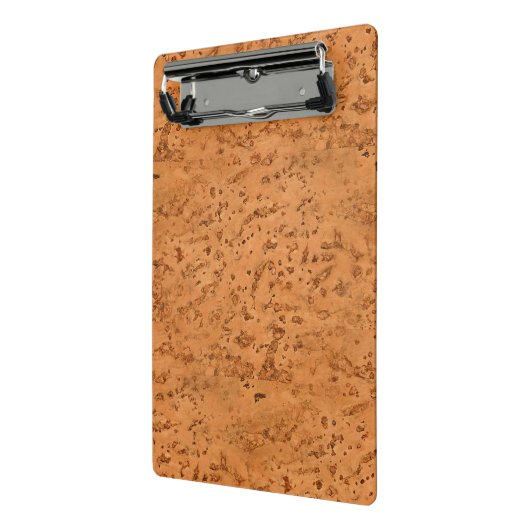 Naturkork-Blick-Holz-Korn Mini Klemmbrett (Gewinkelt2)