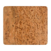 Naturkork-Blick-Holz-Korn Schneidebrett (Vorderseite)