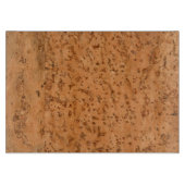 Naturkork-Blick-Holz-Korn Schneidebrett (Vorderseite)