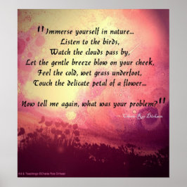 Naturkostenvoranschlag Poster