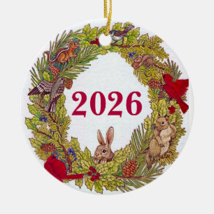 Naturkränze für die Feiertage Keramik Ornament