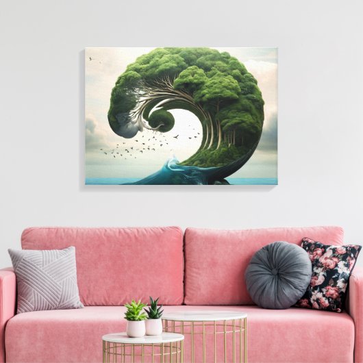 Naturkunde Leinwanddruck (Insitu (Wohnzimmer))