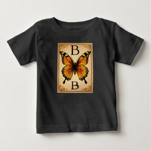 Naturkunde: Schmetterlingslebewesen Baby T-shirt