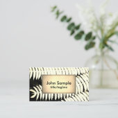 Naturkunde Visitenkartenfotografie Visitenkarte (Stehend Vorderseite)