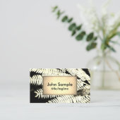 Naturkunde Visitenkartenfotografie Visitenkarte (Stehend Vorderseite)