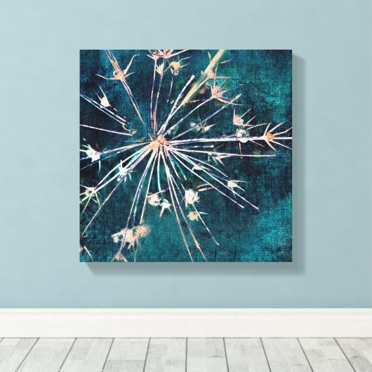 Naturkunst aus gepacktem Leinwand (Insitu (Holzboden))