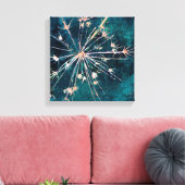 Naturkunst aus gepacktem Leinwand (Insitu (Wohnzimmer))