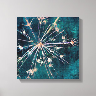 Naturkunst aus gepacktem Leinwand