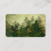 Naturkunst Pinienbäume gestört künstlerisch Visitenkarte (Rückseite)
