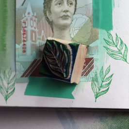 Naturkunstleaf-Design Gummistempel