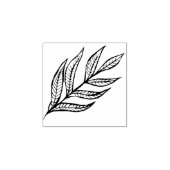 Naturkunstleaf-Design Gummistempel (Prägung)