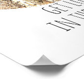 Naturkurposter verlieren sich im Wald Poster (Ecke)