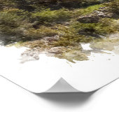 Naturlandschaft - Aquarell Poster (Ecke)