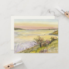 Naturlandschaft. Aquarellmalerei