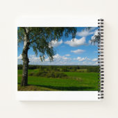 Naturlandschaft Birkenbäume Belarus Notizblock (Rückseite)