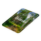 Naturlandschaft Forest Birch Weißrussland Magnet (Linke Seite)