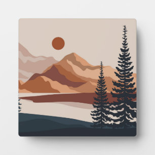 Naturlandschaft Fotoplatte