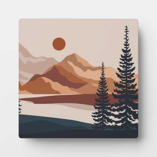 Naturlandschaft Fotoplatte (Vorderseite)