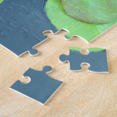 Naturlandschaft - Frosch- und Lily-Pads Puzzle (Seite)