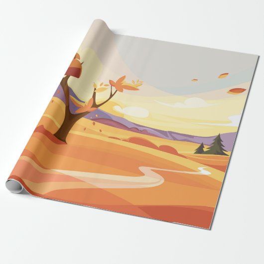 Naturlandschaft Geschenkpapier (Ungerollt)