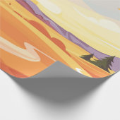 Naturlandschaft Geschenkpapier (Ecke)