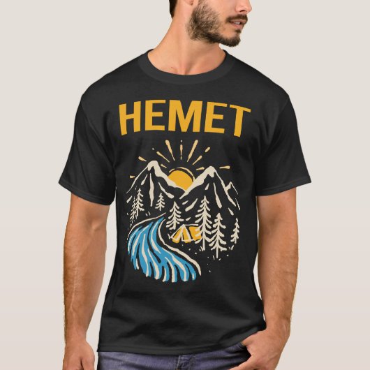 Naturlandschaft Hemet T-Shirt (Vorderseite)