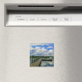 Naturlandschaft Himmelssee Weißrussland Magnet (In Situ (Geschirrspüler))