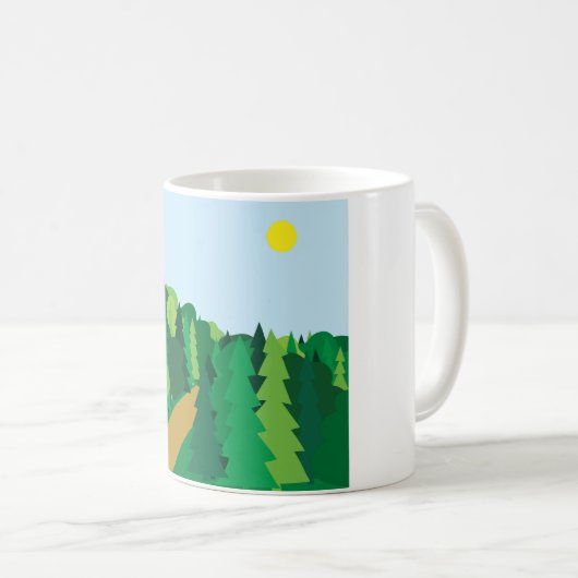 Naturlandschaft Kaffeetasse (VorderseiteRechts)