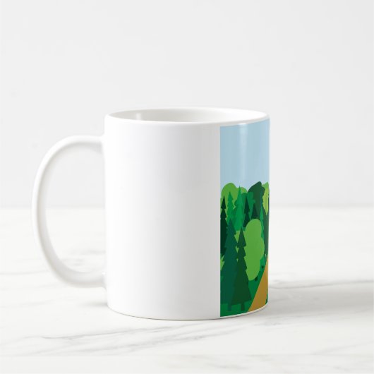 Naturlandschaft Kaffeetasse (Links)