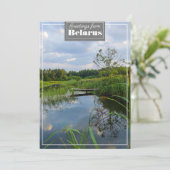 Naturlandschaft Landschaft Lago Weißrussland Flach (Stehend Vorderseite)