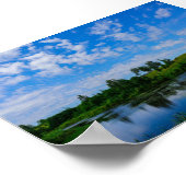 Naturlandschaft Landschaft Trees Belarus Plakat (Ecke)